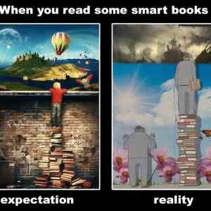 Obrázek '- Books - expectation vs reality -      20.05.2013'