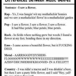 Obrázek '- Differences between Music Genres -      04.03.2013'