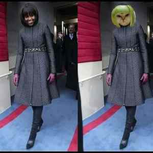 Obrázek '- Michelle Obamas haircut at inauguration -      23.01.2013'