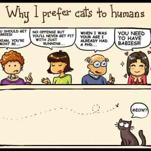 Obrázek '- Why I prefer cats to humans -      14.07.2013'