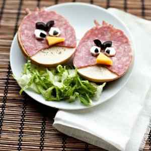 Obrázek 'Angry Birds sandwich'
