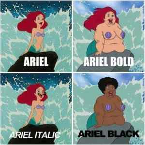 Obrázek 'Ariel typeface'