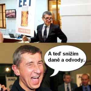 Obrázek 'Babis snizi dane'