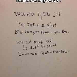 Obrázek 'Bathroom Poetry'