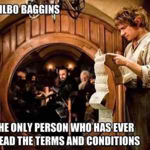 Obrázek 'Bilbo Baggins everyone'