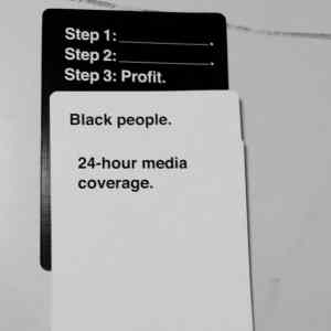 Obrázek 'Cards Against Humanity got too real today'