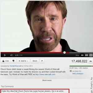 Obrázek 'Chuck norris youtube comment 29-12-2011'