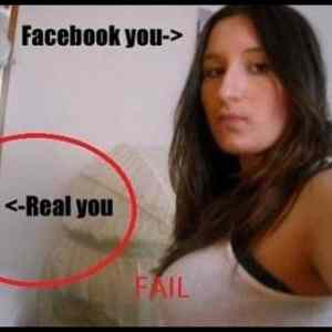 Obrázek 'Facebook You And The Real You'