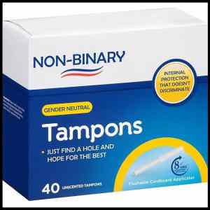 Obrázek 'Gender Neutral Tampons'