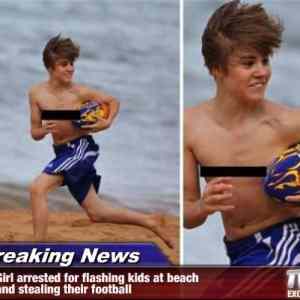 Obrázek 'Girl Arrested For Flashing Kids At Beach'