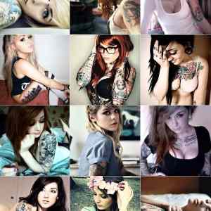 Obrázek 'Half Naked Tattooed Girls'