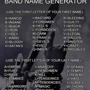 Obrázek 'Heavy Metal Band Name Generator'