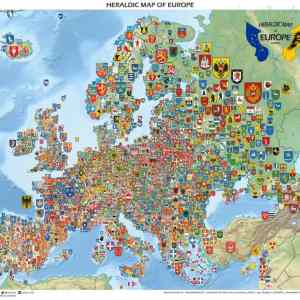 Obrázek 'Heraldic Map of Europe'