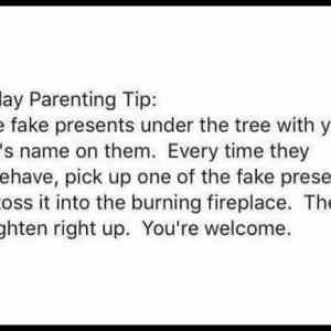 Obrázek 'Holiday Parenting Tip'