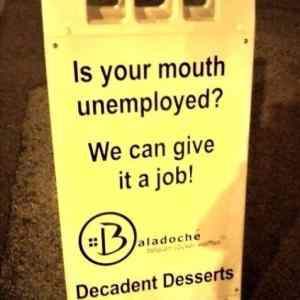 Obrázek 'Is your mouth unemployed'