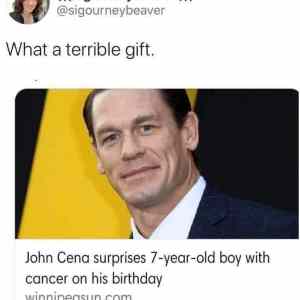 Obrázek 'John Cena terrible gift'