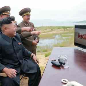 Obrázek 'Kim Jong Un enjoying the new movie'