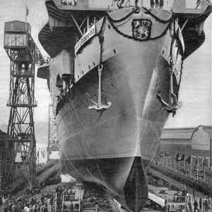 Obrázek 'Launching of the German aircraft carrier Graf Zeppelin'