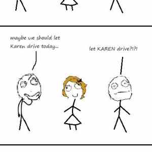 Obrázek 'Let Karen drive'
