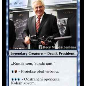 Obrázek 'Milos Zeman - Magic the Gathering 2016'