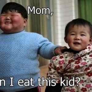 Obrázek 'Mom - Can i eat this kid'