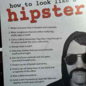 Obrázek 'On the back of a Hipster Mustache Kit 28-12-2011'