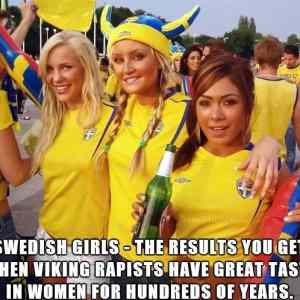 Obrázek 'Origin of Swedish girls'