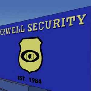 Obrázek 'Orwell Security from The Simpsons S21 E20'