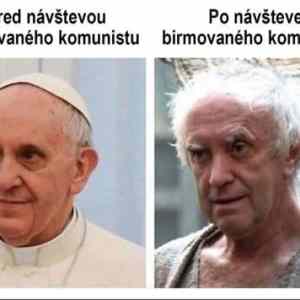 Obrázek 'Pope before and after'