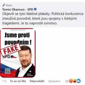 Obrázek 'Pozor na lzivou kampan. SPD je pro povodne'