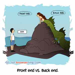 Obrázek 'Programming - Front end vs. Back end'