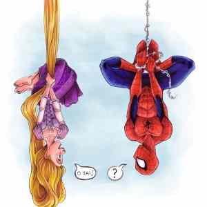Obrázek 'Rapunzel and Spiderman 17-12-2011'
