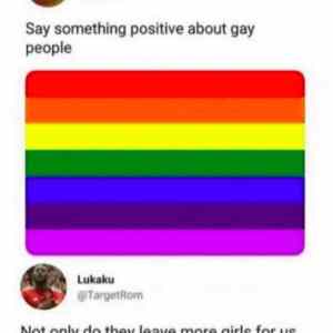 Obrázek 'Something positive on gay people'