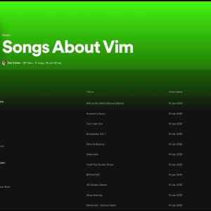 Obrázek 'Songs about Vim'