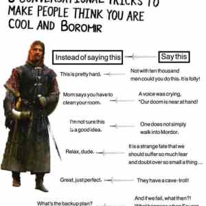 Obrázek 'Talk like boromir'