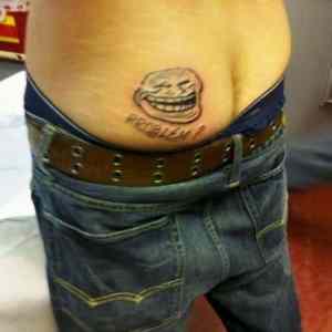 Obrázek 'Tattoo trollface'