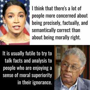 Obrázek 'Thomas Sowell vs AOC'