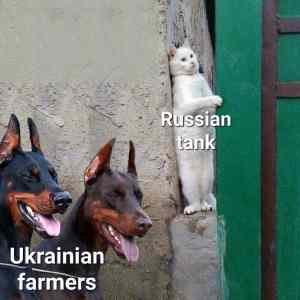 Obrázek 'UA farmers-russian tank'