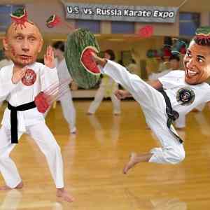 Obrázek 'USA vs Rusia karate'
