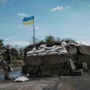 Obrázek 'Ukraine Ukrainian checkpoint'