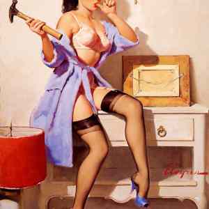 Obrázek 'Vintage Pinup Girl'