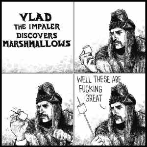 Obrázek 'Vlad The Impaler Discovers Marshmallows'