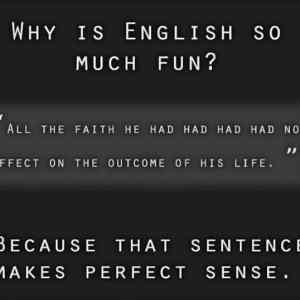 Obrázek 'Why Is English So Much Fun'