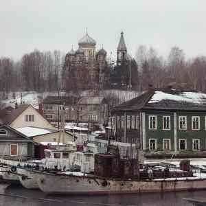 Obrázek 'city of Vytegra from the border with Finlandia'