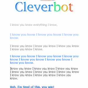 Obrázek 'cleverbot i know you win'