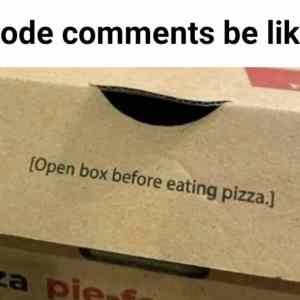 Obrázek 'code comments'