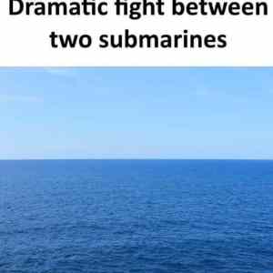 Obrázek 'dramatic fight between two submarines'