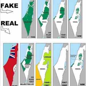 Obrázek 'fake real map of israel'