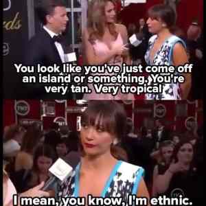 Obrázek 'for those who don t know rashida jones is mixed this reporter s a retard 540'