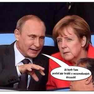 Obrázek 'fotbal putin merkel'